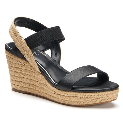 chaps espadrille wedge shoes