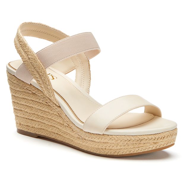 chaps espadrille wedge