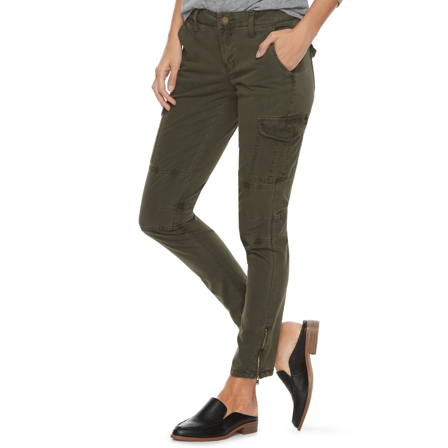 women's skinny utility pants