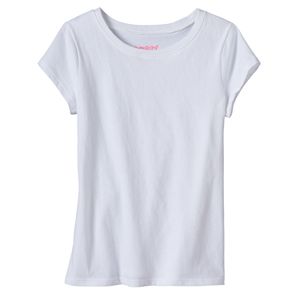 Toddler Girl Jumping Beans庐 Basic Short Sleeve Solid Tee