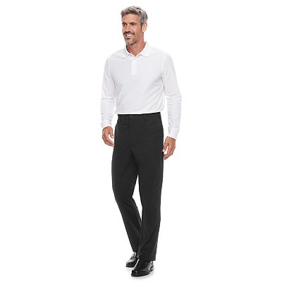 Men's Croft & Barrow Classic-Fit Easy-Care Stretch Flat-Front Khaki Pants