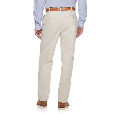 Men's Croft & Barrow® Classic-Fit Easy-Care Stretch Flat-Front Khaki Pants