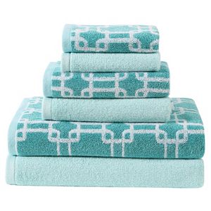 Clairebella 6-piece Links Bath Towel Set