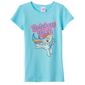 Girls 7-16 My Little Pony Rainbow Dash Graphic Tee