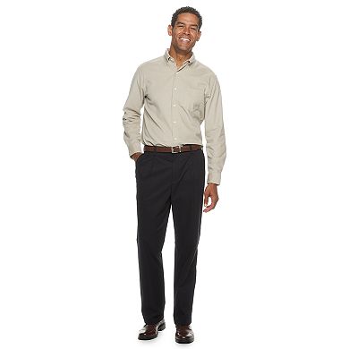 Men's Croft & Barrow® Classic-Fit Easy-Care Stretch Pleated Khaki Pants