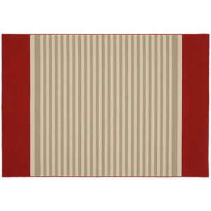 Garland Rug Sideline Striped Rug - 5' x 7'6''