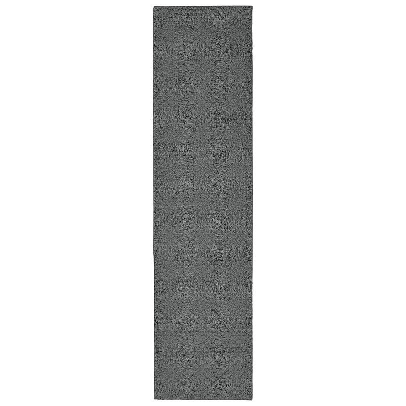 Garland Rug Town Square Solid Area Rug, Grey, 9X12 Ft