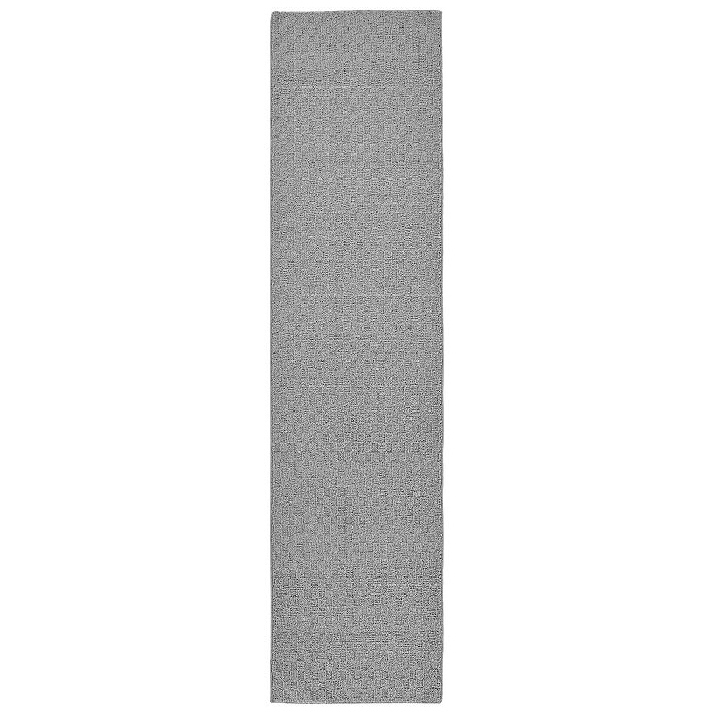 Garland Rug Town Square Solid Area Rug, Grey, 9X12 Ft