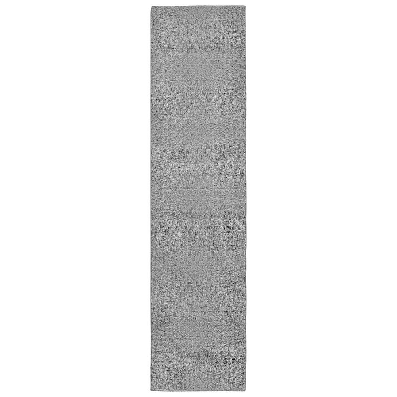 Garland Rug Town Square Solid Area Rug, Grey, 9X12 Ft