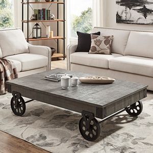 HomeVance Derry Industrial Coffee Table