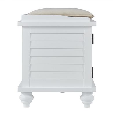 HomeVance Kiely Storage Bench & Cushion 2-piece Set