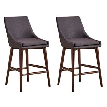 HomeVance Mid-Century Counter Stool 2 pc Set