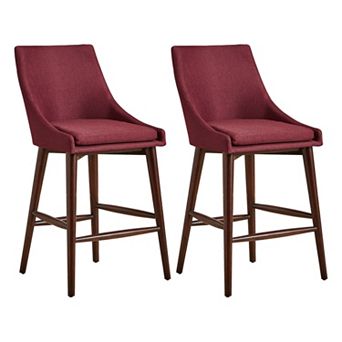 HomeVance Mid-Century Counter Stool 2 pc Set