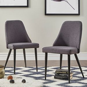 HomeVance Royce Mid-Century Dining Chair 2-piece Set