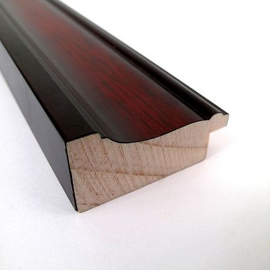 Amanti Art Rubino Cherry Finish Wall Mirror