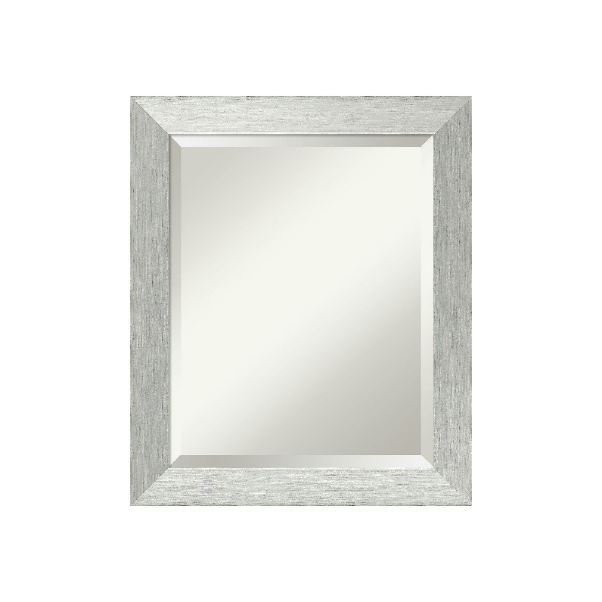 Amanti Art Silver Finish Wall Mirror