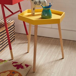 HomeVance Sipea Hexagon End Table