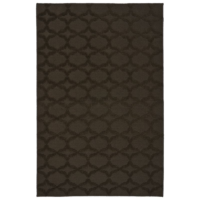 Garland Rug Sparta Trellis Rug, Brown, 7.5X9.5 Ft