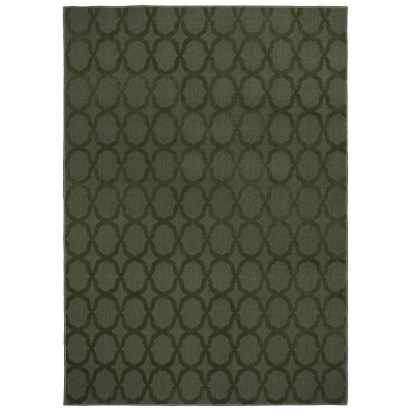 Garland Rug Sparta Trellis Rug, Green, 8X10 Ft