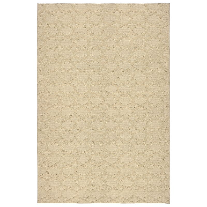 Garland Rug Sparta Trellis Rug, Beig/Green, 7.5X9.5 Ft