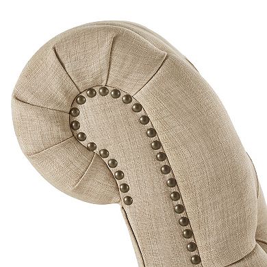 HomeVance Tufted Chaise Lounge Chair & Pillow 2-piece Set