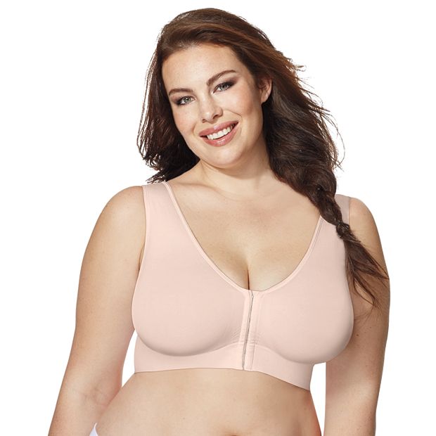 Just My Size® Bras: 2-pack Pure Comfort Full-Figure Front Closure
