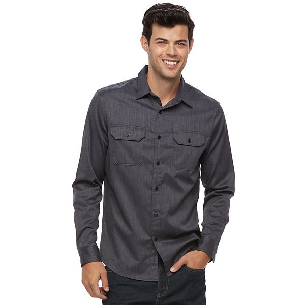 Men's Apt. 9® Premier Flex Slim-Fit Stretch Casual Button-Down Shirt