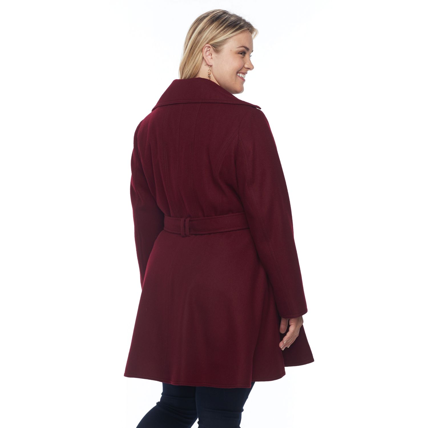 kohls plus size coats