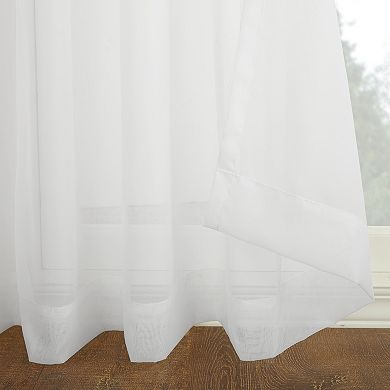 No 918 1-Panel Emily Extra-Wide Sheer Voile Patio Curtain