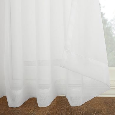 No 918 1-Panel Emily Extra-Wide Sheer Voile Patio Curtain 