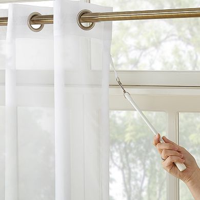 No 918 1-Panel Emily Extra-Wide Sheer Voile Patio Curtain