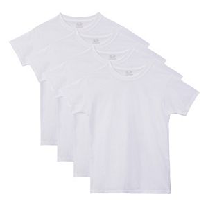 Boys 4-20 Fruit of the Loom 4-pack Tag-Free Crewneck Tees