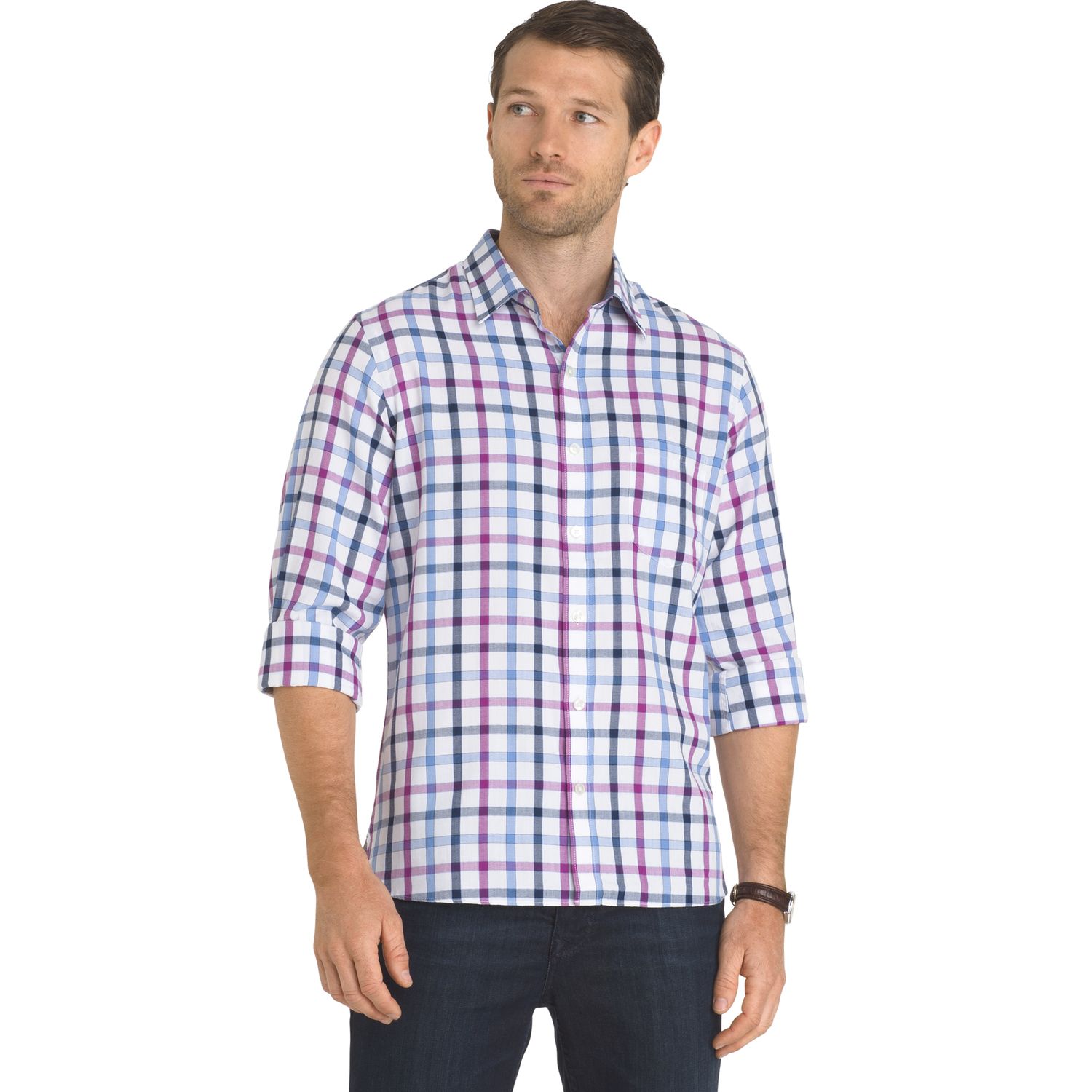 van heusen never tuck shirts