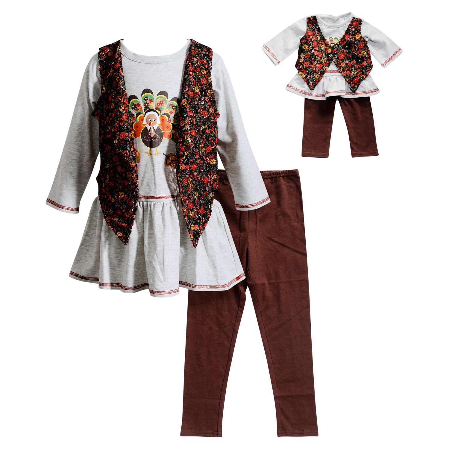 girls thanksgiving leggings