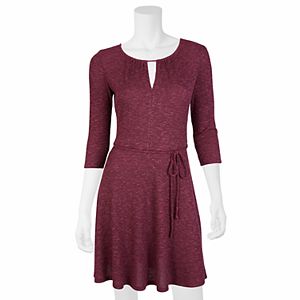 Juniors' IZ Byer Keyhole Skater Dress