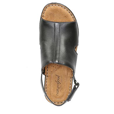 SOUL Naturalizer Seleste Women's Leather Wedge Sandals