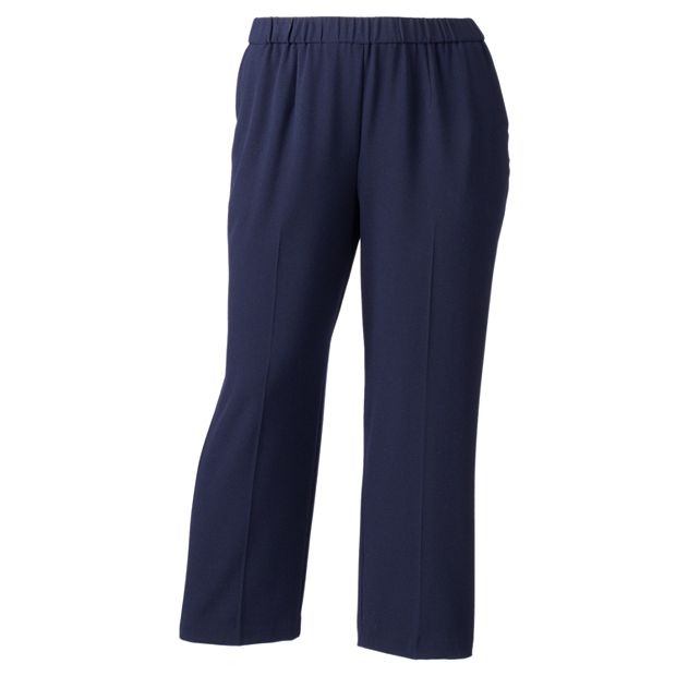 Fheo Full Length Blue Woolen Pant For Women, Waist Size: 32-36,38