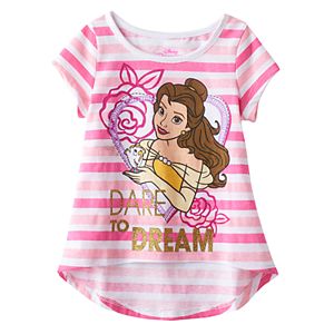 Disney's Beauty & the Beast Toddler Girl High-Low Hem Tee