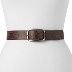 Women's Relic Floral Embossed Reversible Belt