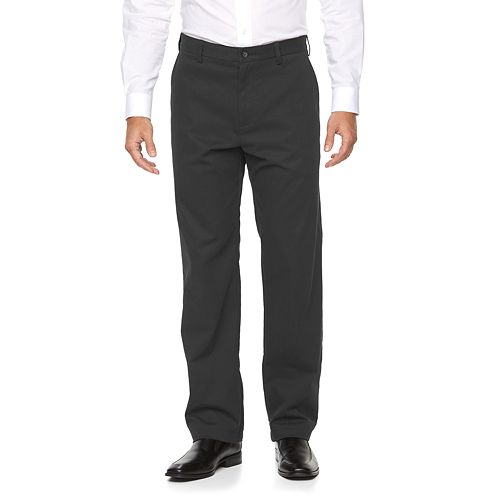 Men's Croft & Barrow® Relaxed-Fit Easy-Care Stretch Flat-Front Casual Pants