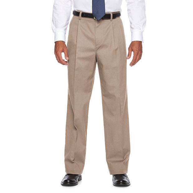 Men's Croft & Barrow Relaxed-Fit Easy-Care Stretch Flat-Front Casual Pants