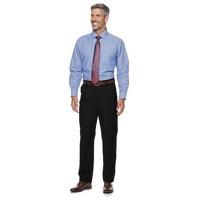 Men's Croft & Barrow® Relaxed-Fit Easy-Care Stretch Pleated Casual Pants