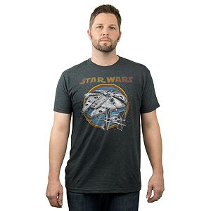 Big & Tall Fifth Sun Star Wars Millennium Falcon Tee