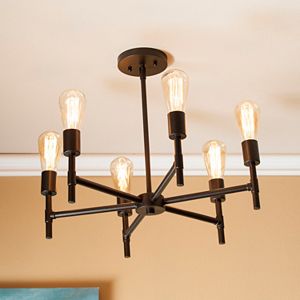 Santero 6-Light Contemporary Pendant Chandelier