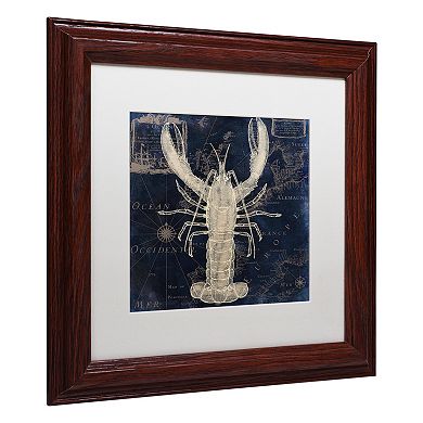 Trademark Fine Art Maritime Blues II Framed Wall Art