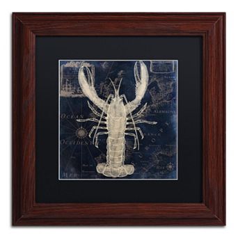 Trademark Fine Art Maritime Blues II Framed Wall Art