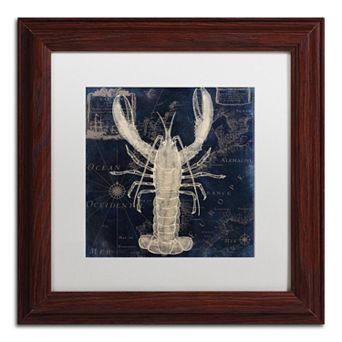 Trademark Fine Art Maritime Blues II Framed Wall Art