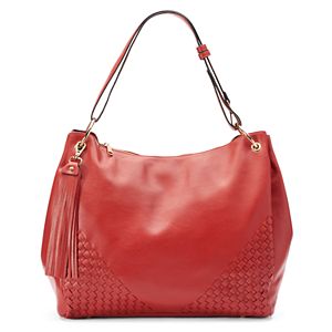 Mellow World Kimberly Woven Slouchy Convertible Hobo