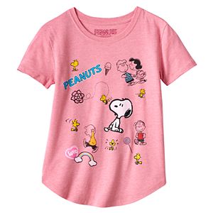 Girls 7-16 & Plus Size Peanuts Characters Graphic Tee