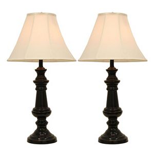 Decor Therapy Traditional Touch Table Lamp 2-piece Set
